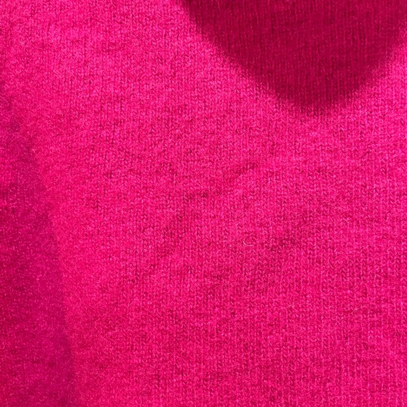 Bianco & Blu merino cashmere turtle neck knit sweater pink size small - Picture 5 of 9